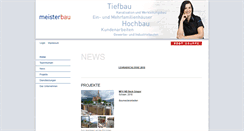 Desktop Screenshot of meisterbau.li